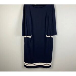 Talbots 3/4 sleeve Ponte Knit Dress